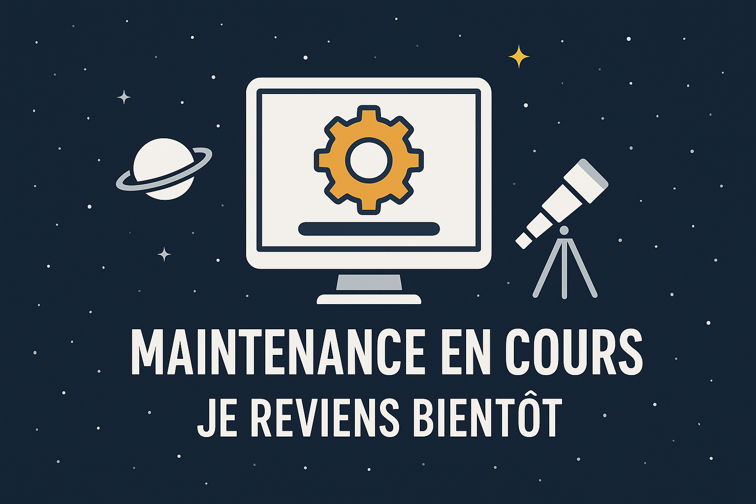 Maintenance en cours
